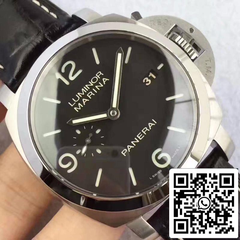 Panerai LUMINOR 1950 PAM 00312 1:1 Meilleure édition VS Factory Cadran noir Swiss Cal.P.9010