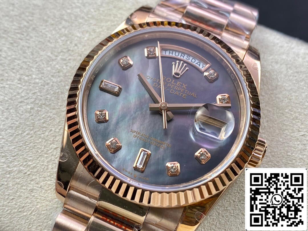 Rolex Day Date 118235 36MM 1:1 Melhor Edição GM Factory Mostrador em madrepérola