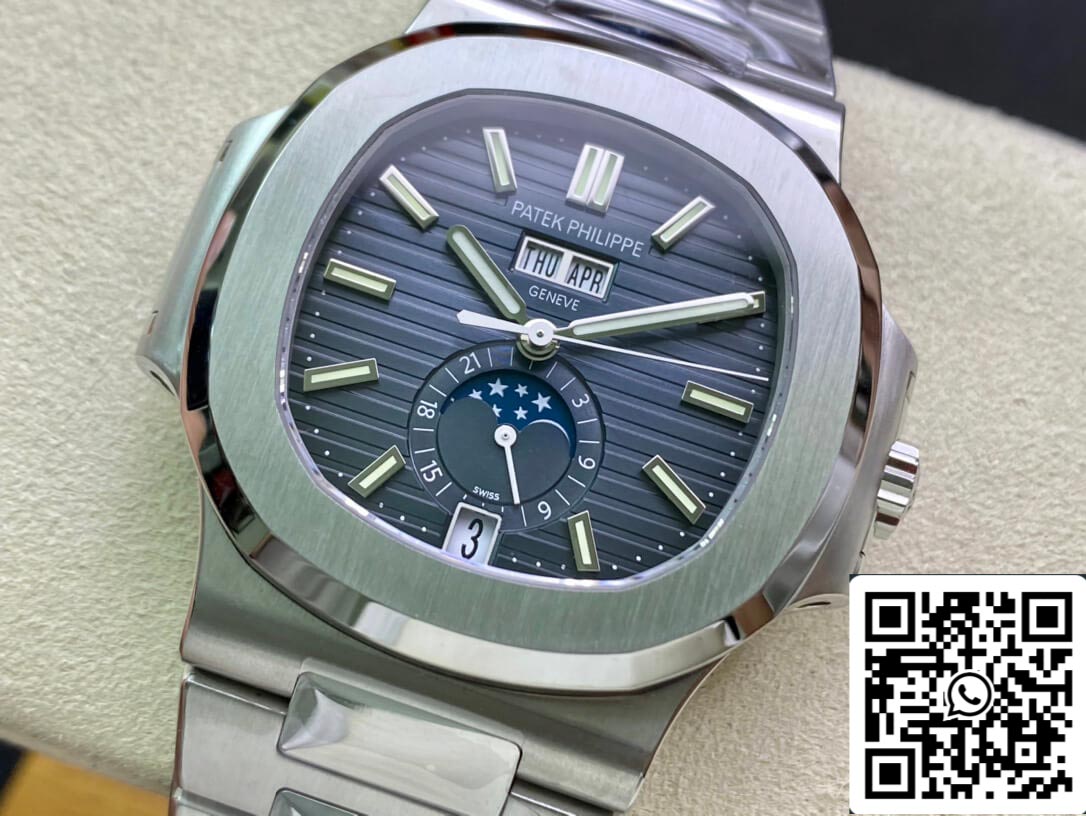 Patek Philippe Nautilus 5726/1A-014 1:1 Meilleure édition PPF Factory Cadran bleu