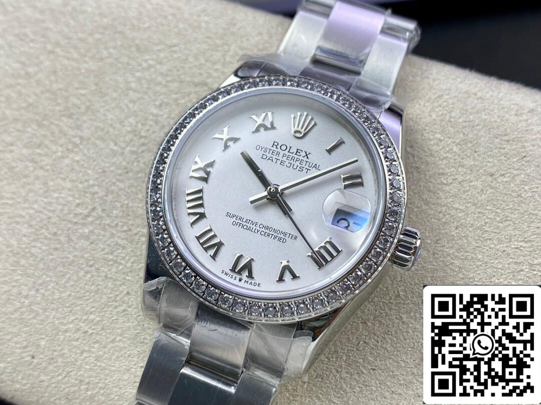 Rolex Datejust M278384RBR-0013 31MM 1:1 Meilleure édition EW Factory Cadran blanc