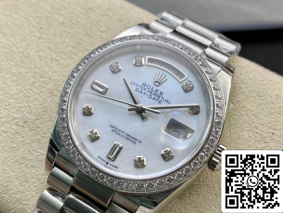 Rolex Day Date 128396TBR-0005 1:1 Meilleure édition EW Factory Cadran fritillaire