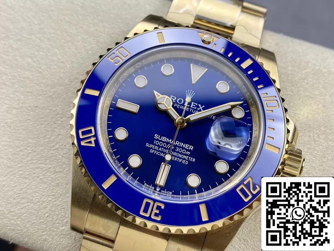 Rolex Submariner M126618lb-0002 41MM 1:1 Melhor Edição Moldura Azul de Fábrica Limpa