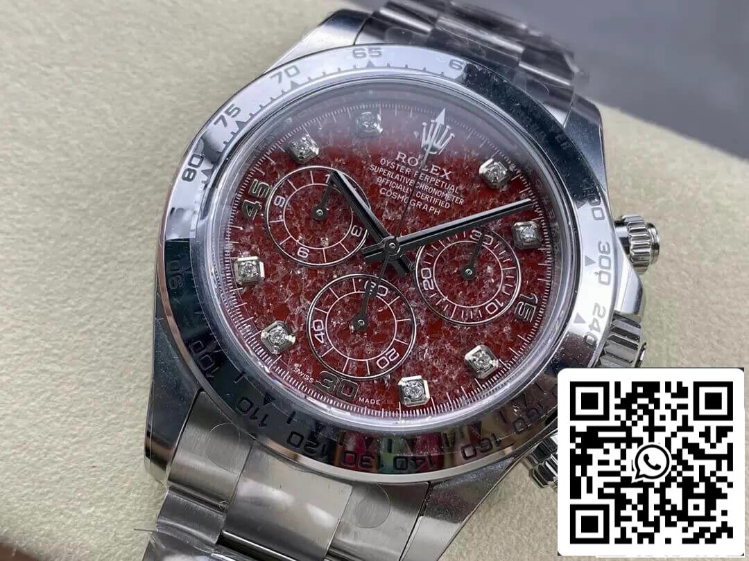 Rolex Cosmograph Daytona 116589 1:1 Meilleure édition Cadran Grenade Clean Factory