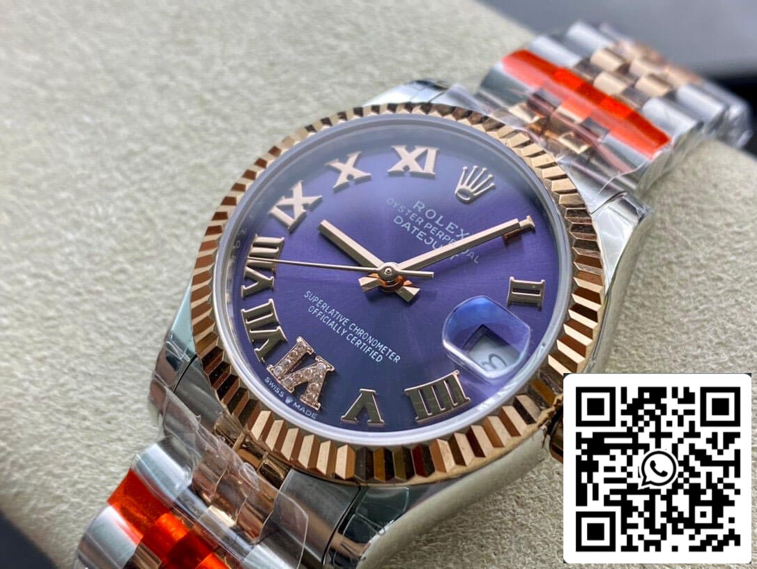 Rolex Datejust M278271-0020 1:1 Meilleure édition TW Factory Cadran violet aubergine