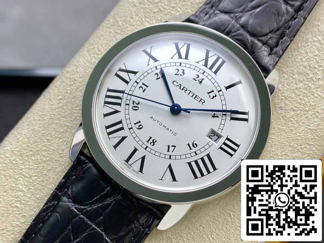 RONDE DE CARTIER W6701010 1:1 Meilleure édition AF Factory Cadran blanc