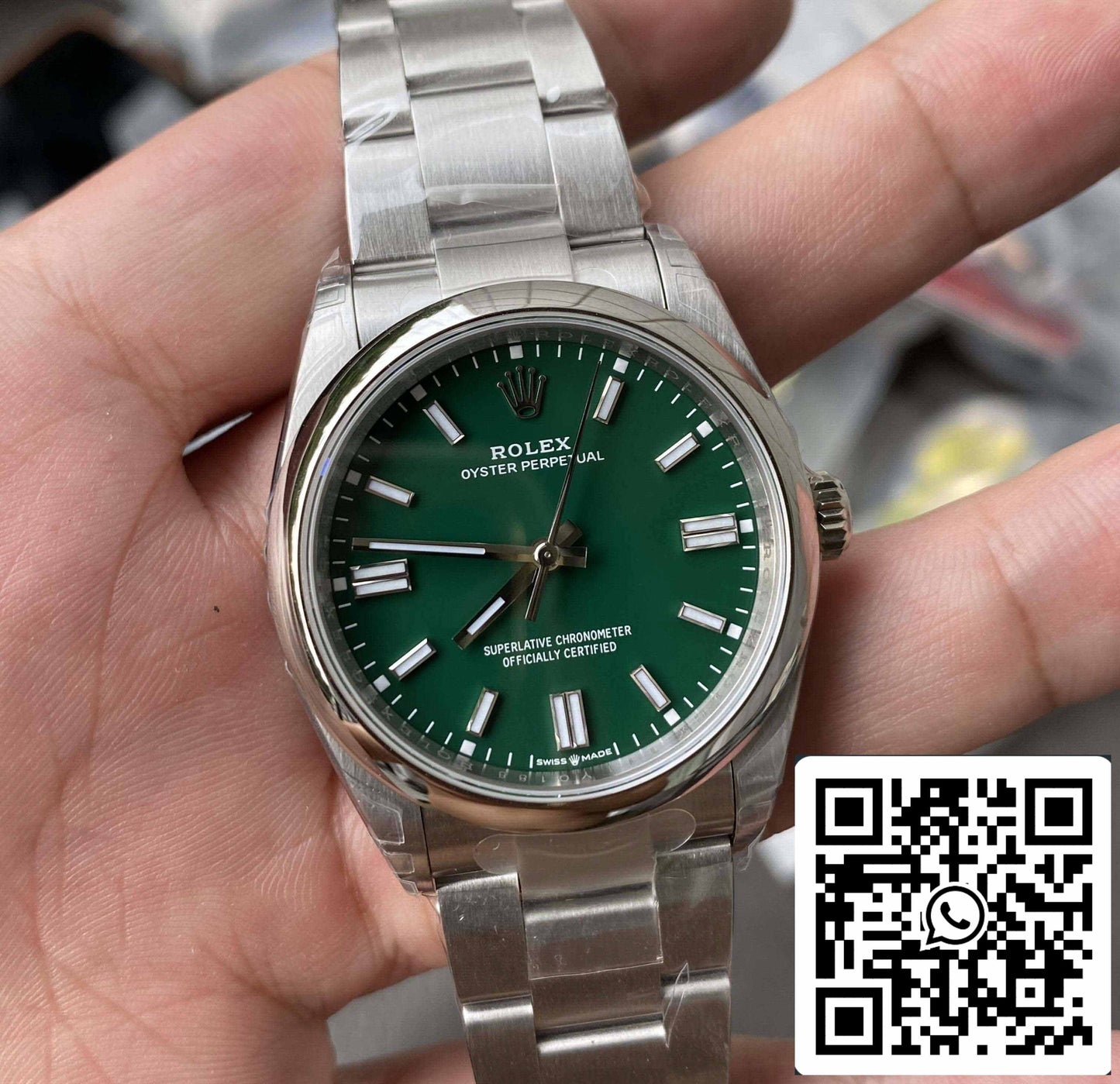 Rolex Oyster Perpetual 41MM M124300-0005 1:1 Meilleure édition VS Factory Acier inoxydable