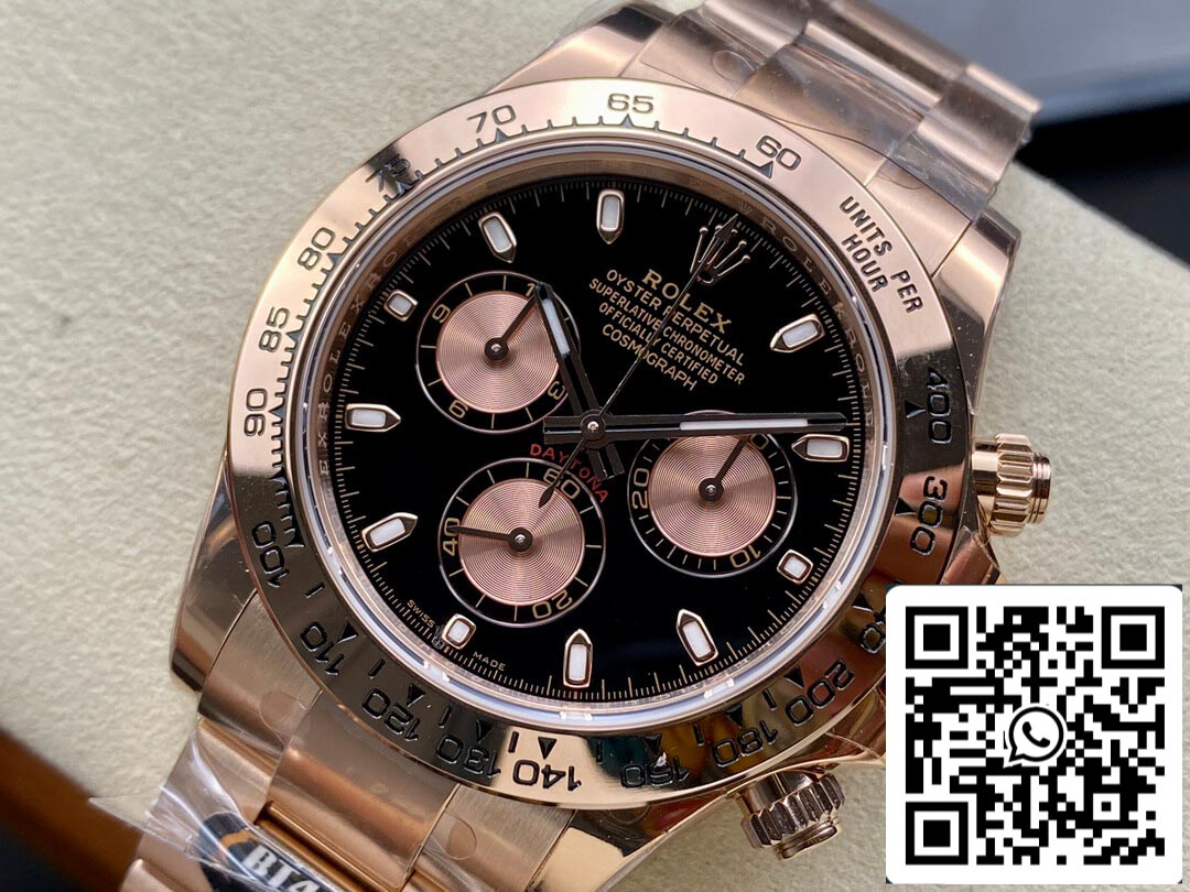 Rolex Daytona M116505-0008 1:1 Best Edition BT Factory schwarzes Zifferblatt