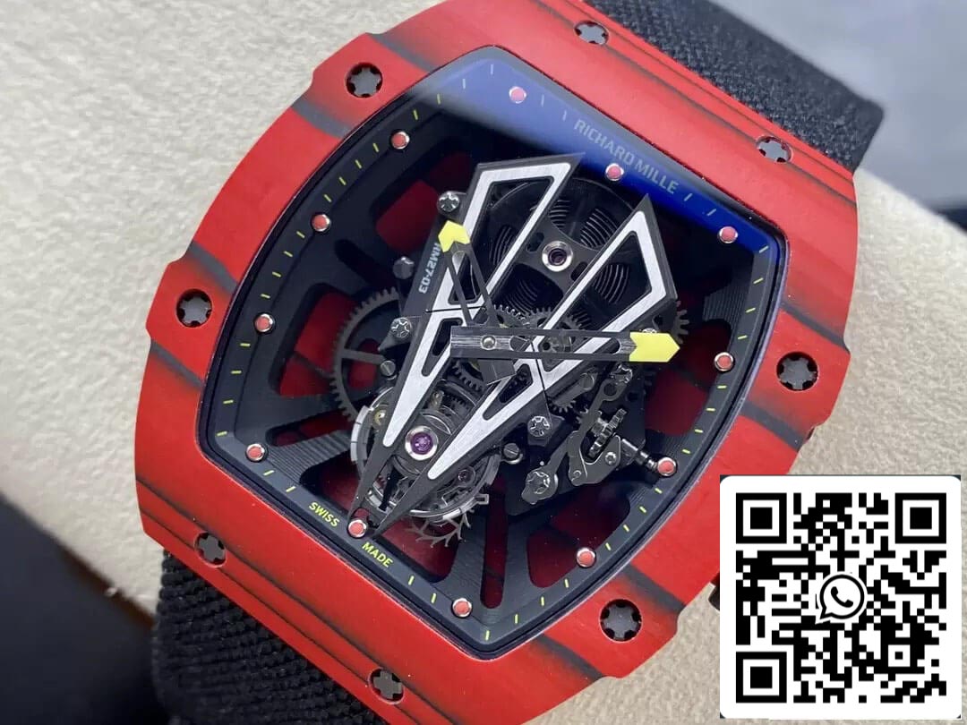 Richard Mille RM27-03 Tourbillon 1:1 Best Edition BBR Factory Red Carbon Fiber Case