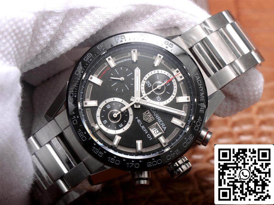 TAG Heuer Carrera CAR201Z.BA0714 1:1 Meilleure édition XF Factory Lunette en céramique