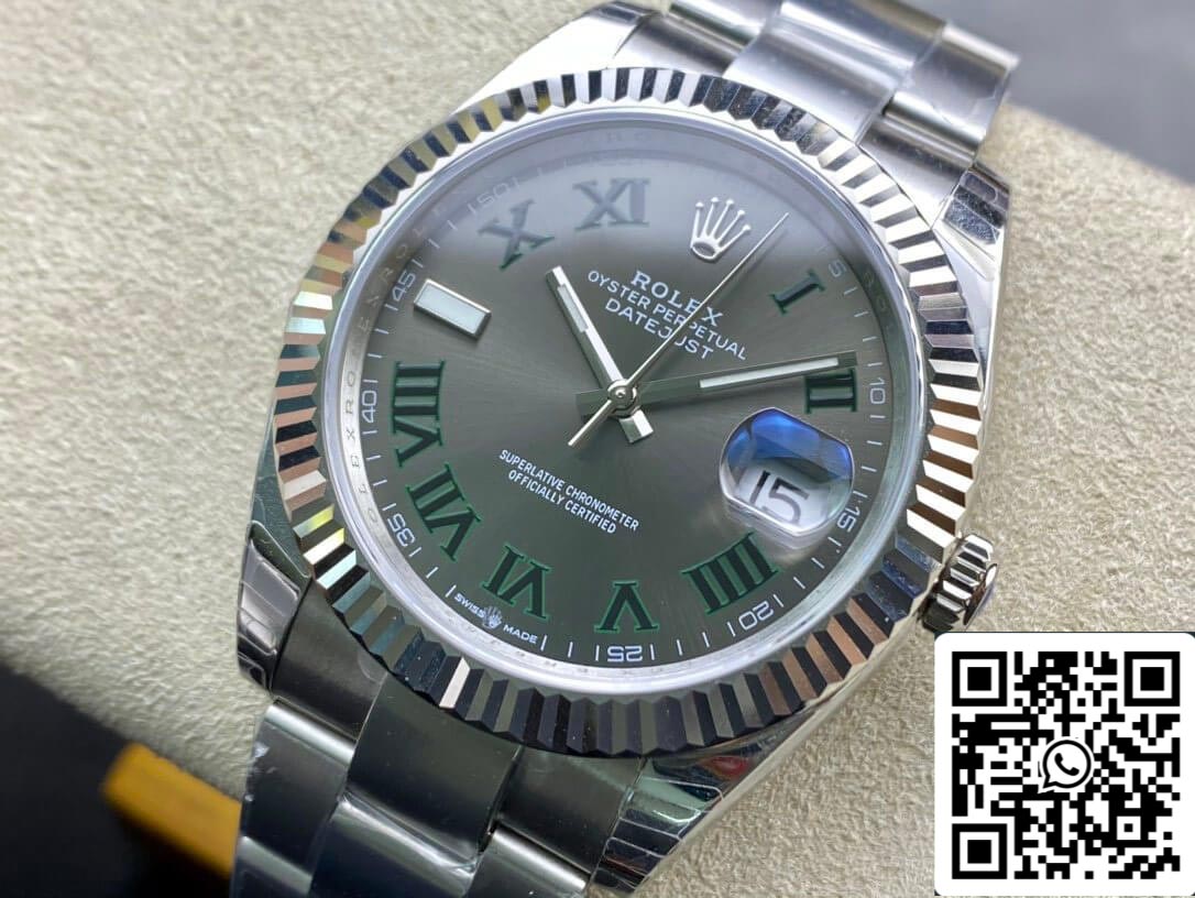 Rolex Datejust M126334-0021 41MM 1:1 Melhor Edição EW Factory Mostrador Cinza