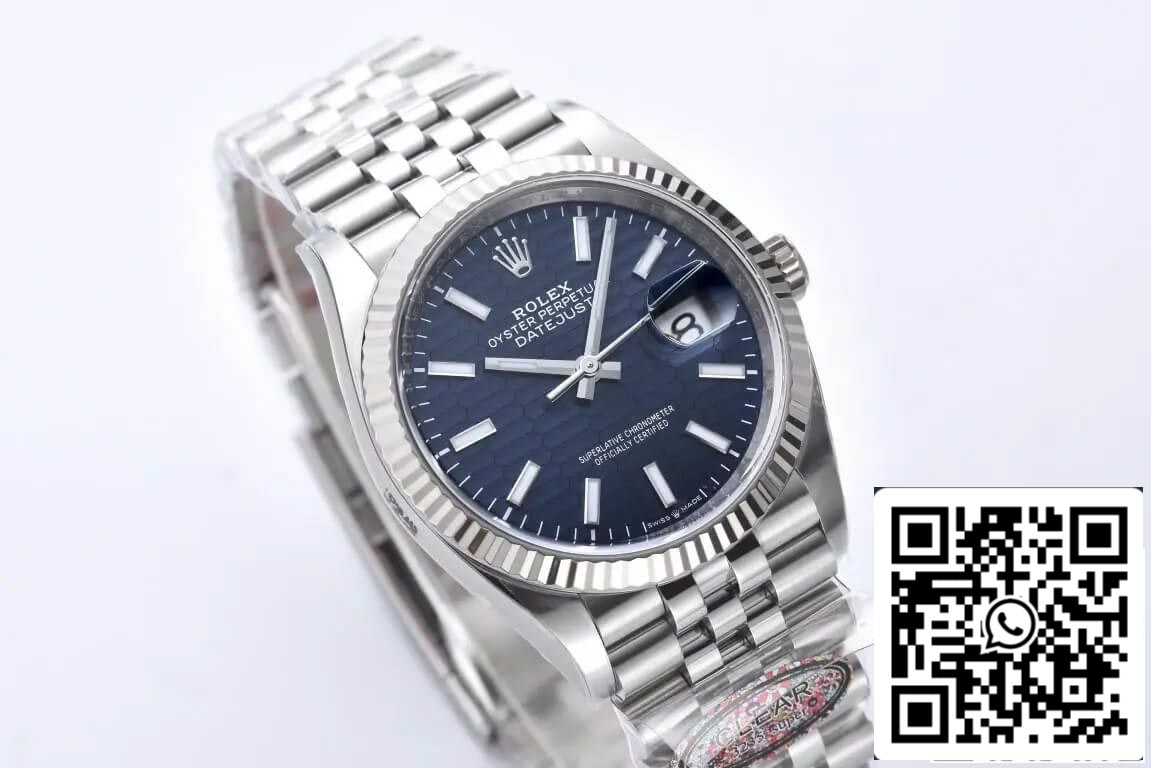 Rolex Datejust 36MM M126234-0049 1:1 Mejor edición Clean Factory esfera azul