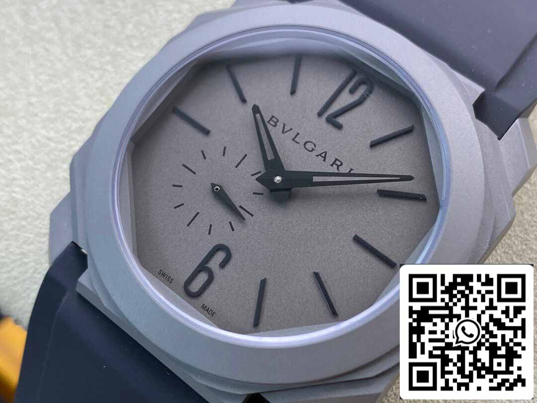 Bvlgari Octo Finissimo 1:1 Best Edition BV Factory V2 Rubber Strap