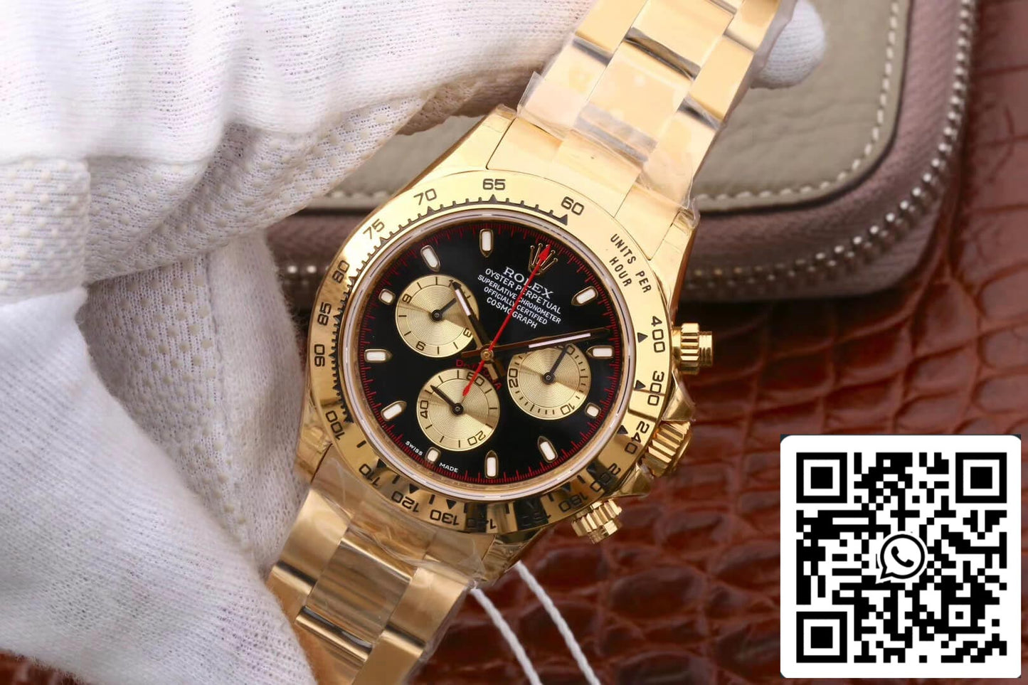 Rolex Daytona Cosmograph M116508-0009 1:1 Beste Edition JH Factory 18K Gold