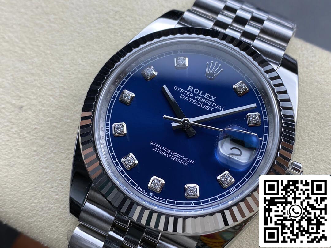 Rolex Datejust M126334-0016 1:1 Melhor Edição Clean Factory Mostrador Azul