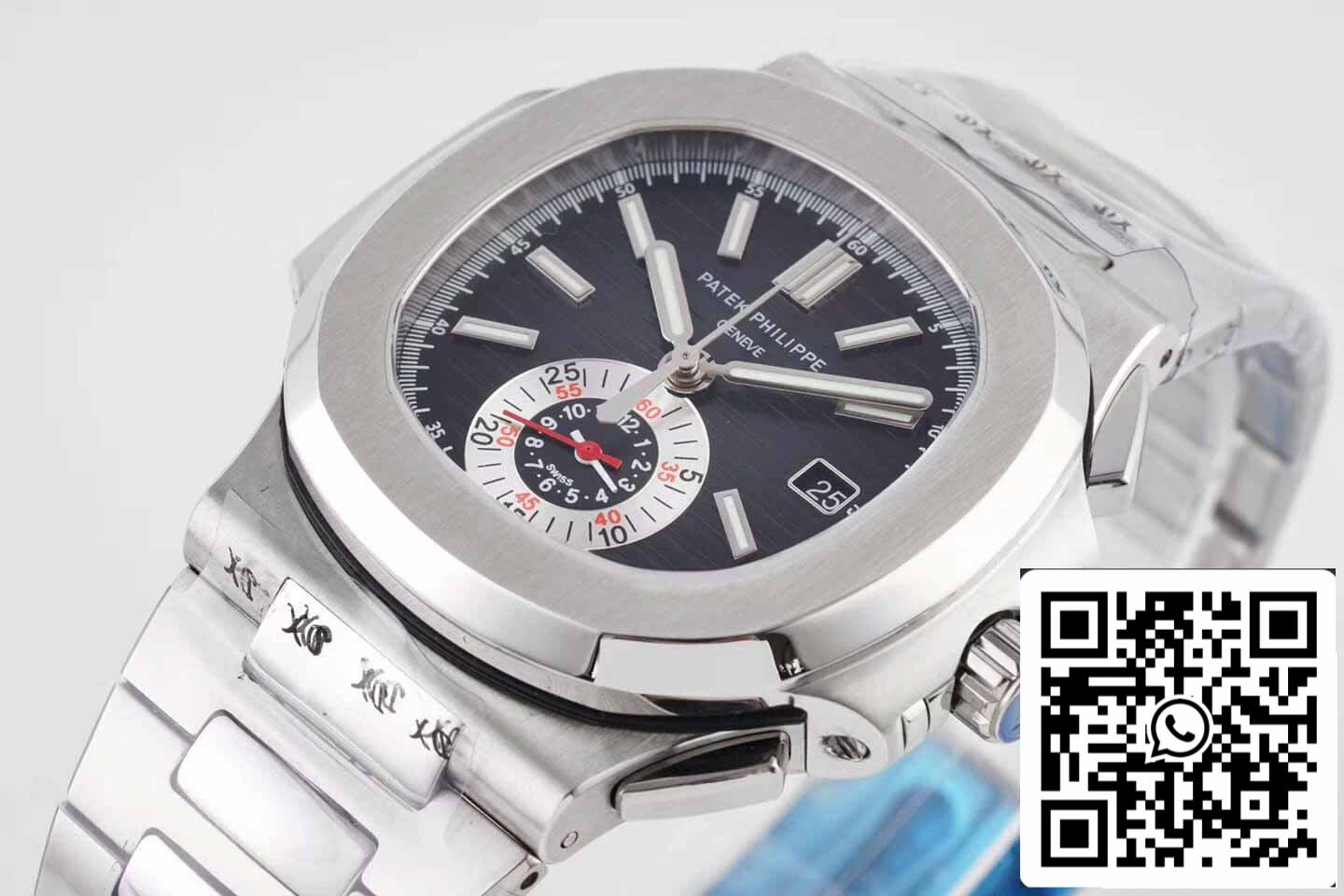 Patek Philippe Nautilus 5980/1A-014 1:1 Best Edition 3K Factory V2 Black Dial