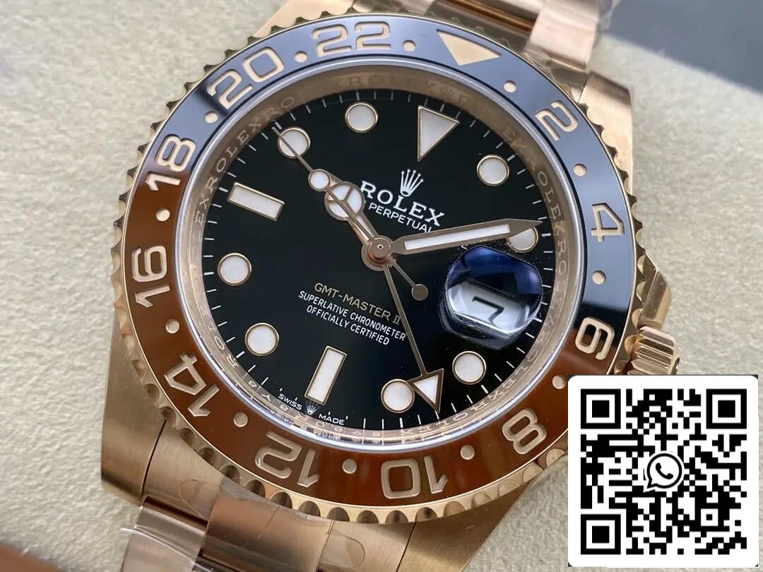 Rolex GMT Master II M126715CHNR-0001 1:1 Best Edition Clean Factory V3 Ceramic Bezel