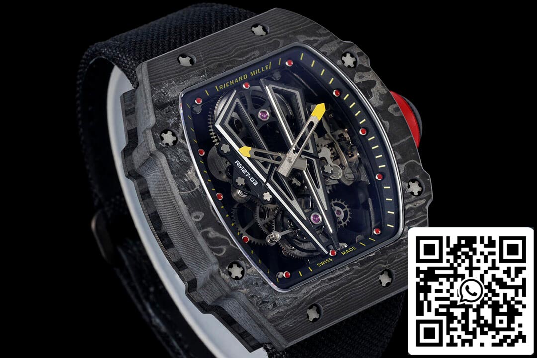 Richard Mille RM27-03 Rafael Nadal Tourbillon 1:1 Meilleure édition RM Factory Cadran squelette