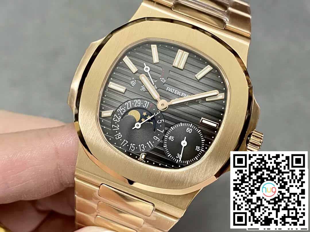 Patek Philippe Nautilus 5712/1R-001 1:1 Meilleure édition PPF Factory V2 Cadran marron