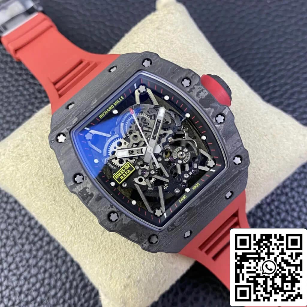 Richard Mille RM35-02 1:1 Meilleure édition T+ Factory Cadran squelette en fibre de carbone