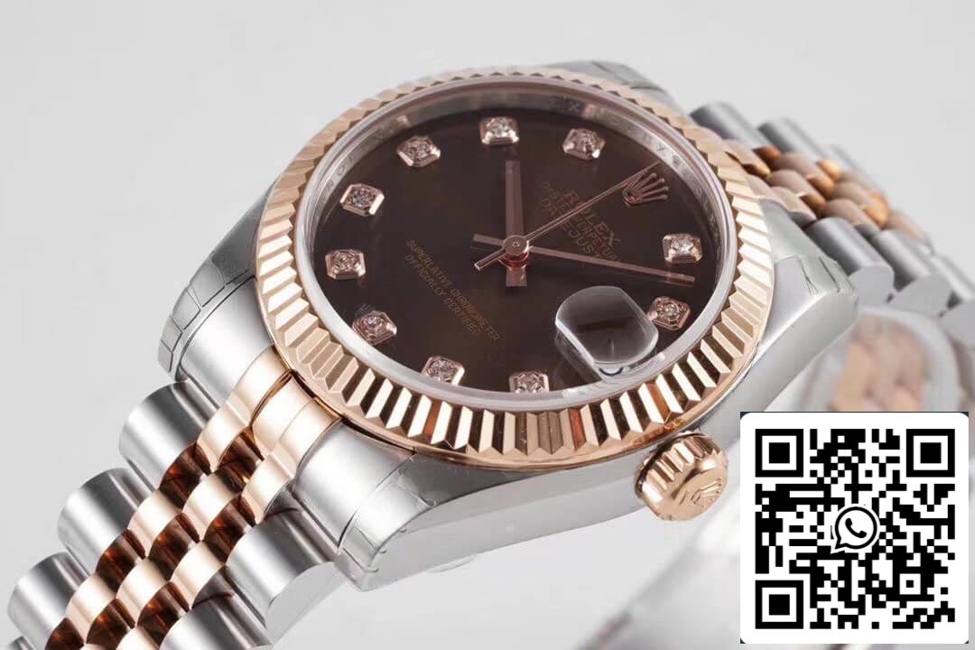 Rolex Datejust m278271-0028 1:1 Meilleure édition GS Factory Cadran marron