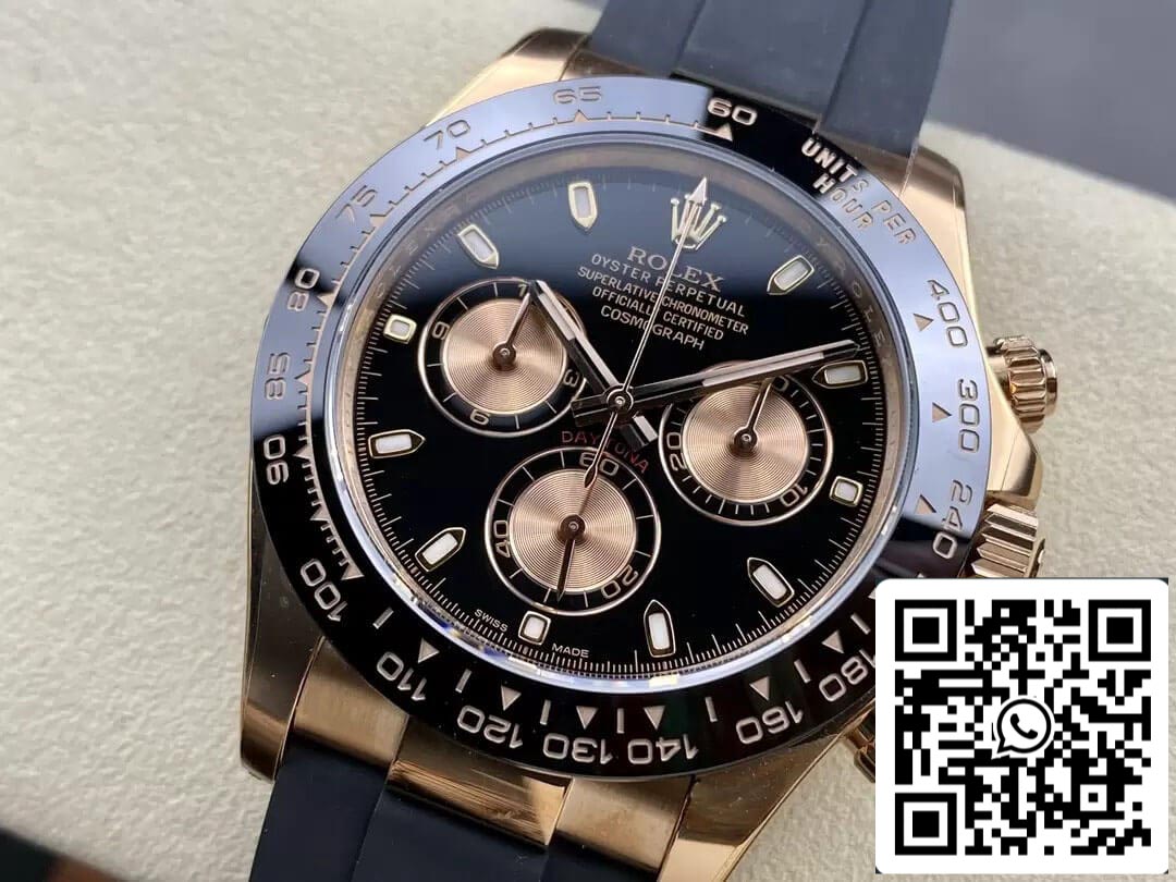 Rolex Cosmograph Daytona M116515LN-0017 1:1 Melhor Edição Clean Factory Mostrador Preto