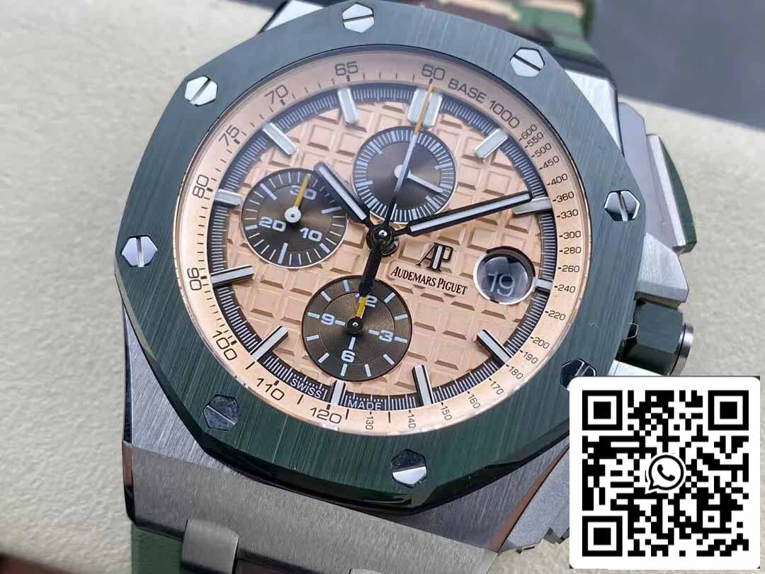 Audemars Piguet Royal Oak Offshore 26400SO.OO.A054CA.01 1:1 Best Edition APF Factory Beige Dial