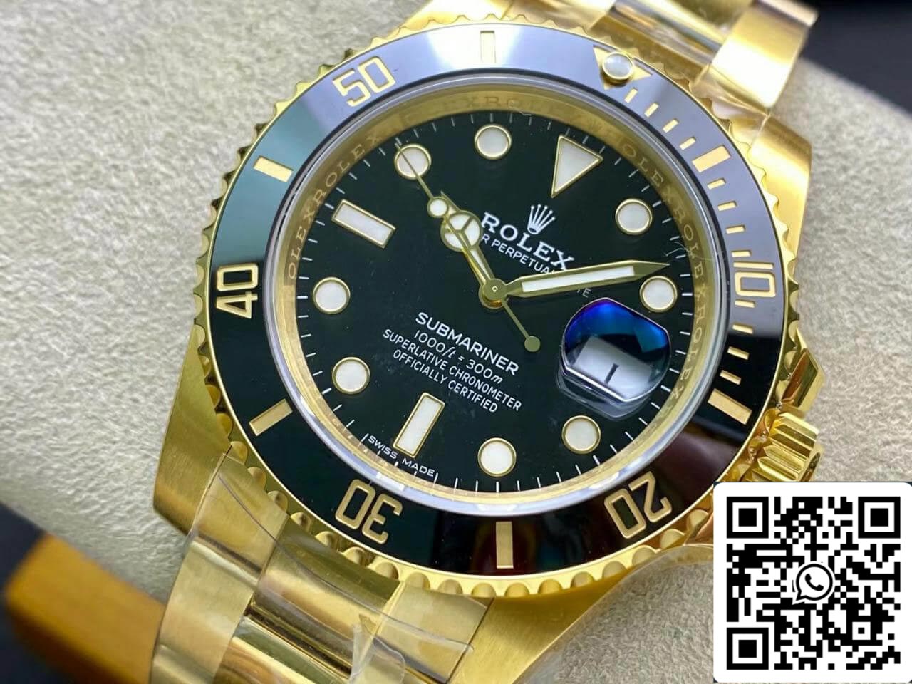 Rolex Submariner 116618LN-97208 40 mm mouvement 3135 VS cadran noir d'usine