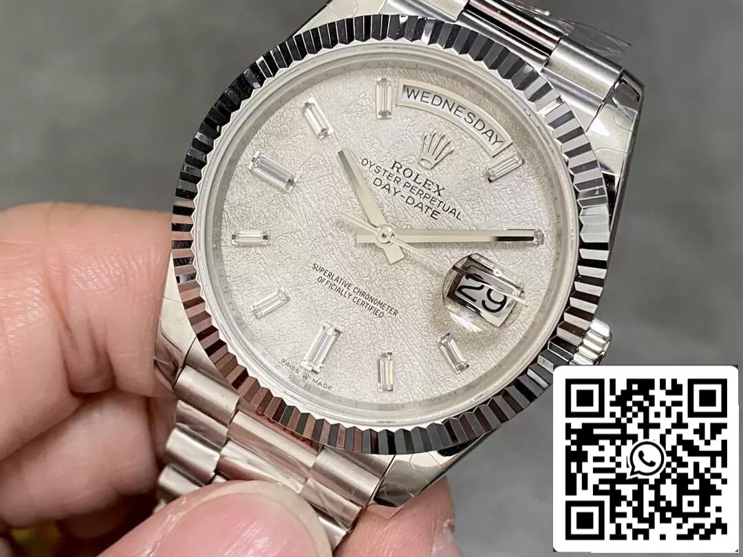 Rolex Day Date M228236-0011 1:1 Meilleure édition GM Factory Meteorite Dial V2