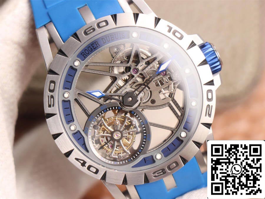 Roger Dubuis Excalibur Spidr RDDBEX0479 1:1 Best Edition JB Factory Tourbillon Skeleton Dial