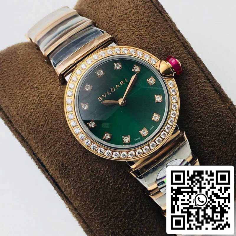 Bvlgari LVCEA 1:1 Best Edition BV Factory Cadran vert serti de diamants