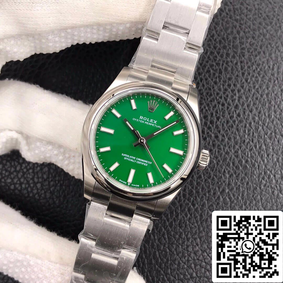 Rolex Oyster Perpetual M277200-0006 31MM 1:1 Melhor Edição EW Factory Aço Inoxidável