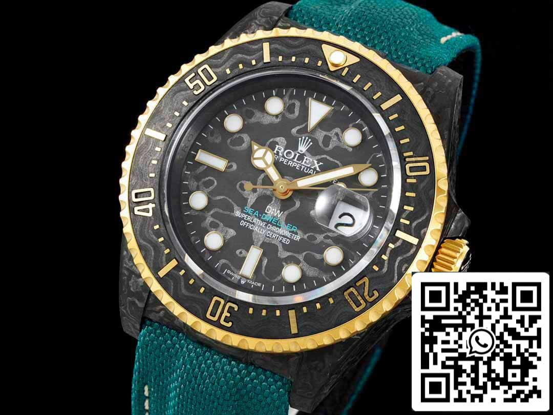 Rolex Sea-Dweller 1:1 Meilleure édition Diw Factory Boîtier en fibre de carbone