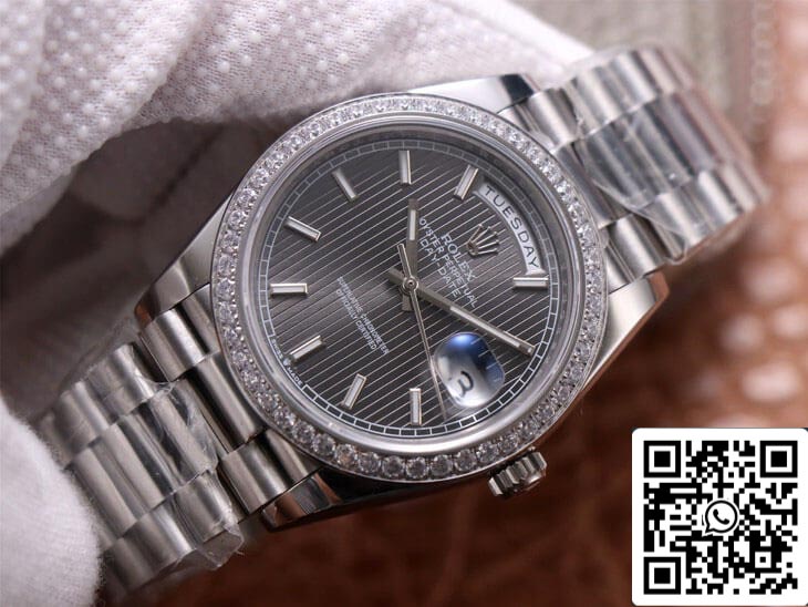 Rolex Day Date M228349RBR-0008 1:1 Meilleure édition EW Factory Cadran gris