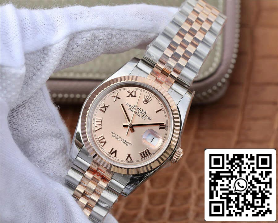 Rolex Datejust 116231 36MM 1:1 Meilleure édition GM Factory Cadran rose