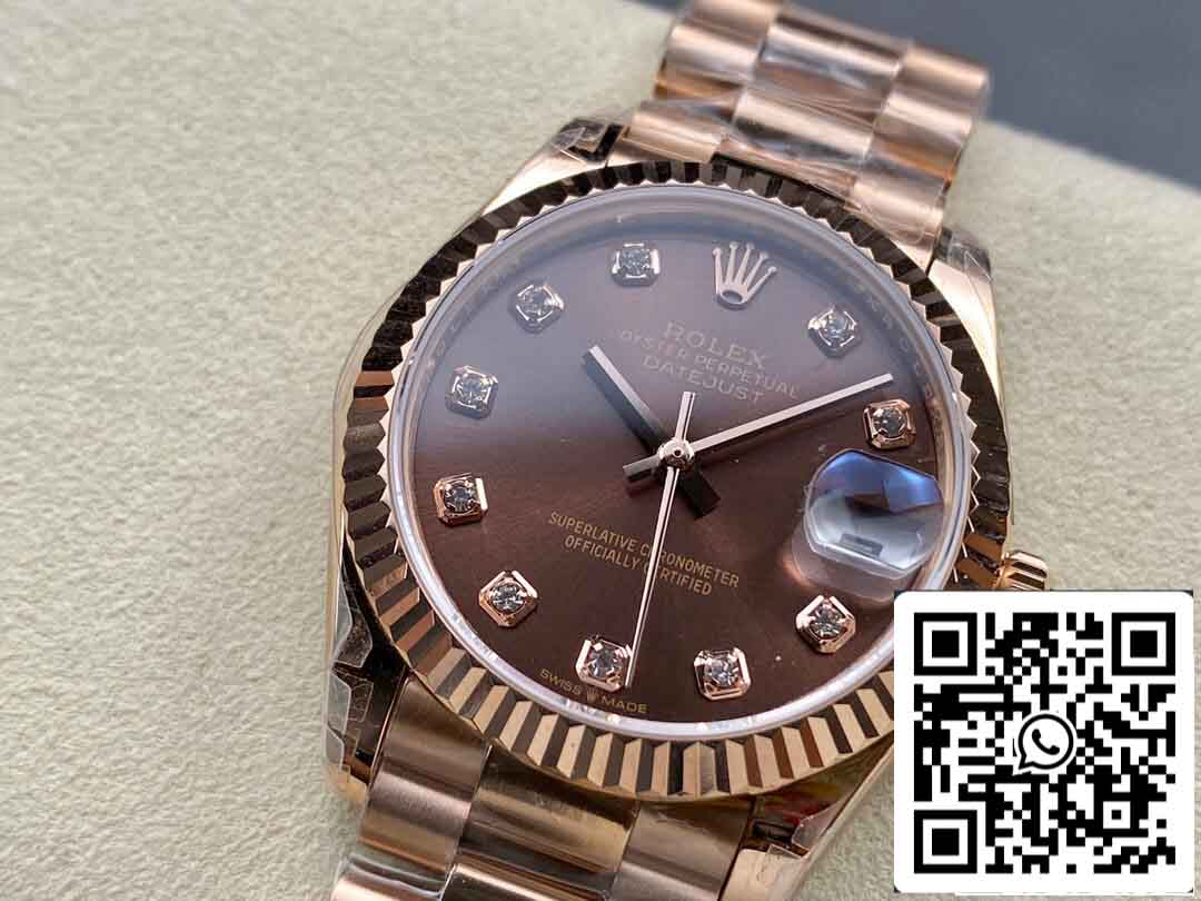 Rolex Datejust M278275-0010 31MM 1:1 Best Edition GS Factory quadrante cioccolato