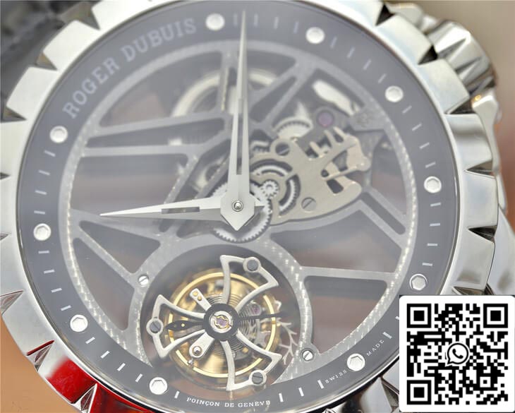 Roger Dubuis Excalibur RDDBEX0260 1:1 Best Edition JB Factory Skeleton Tourbillon Dial