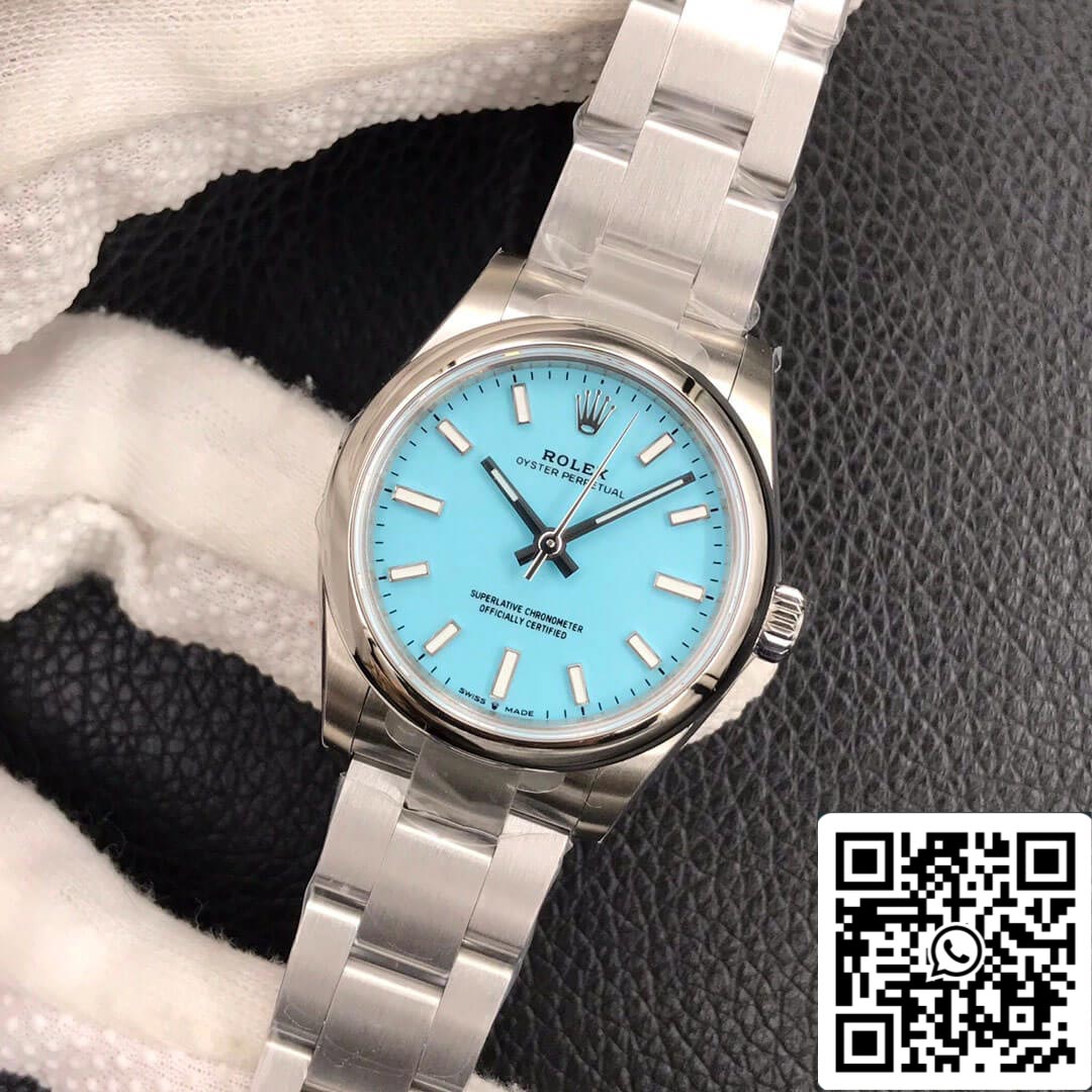 Rolex Oyster Perpetual M277200-0007 31MM 1:1 Melhor Edição EW Factory Aço Inoxidável