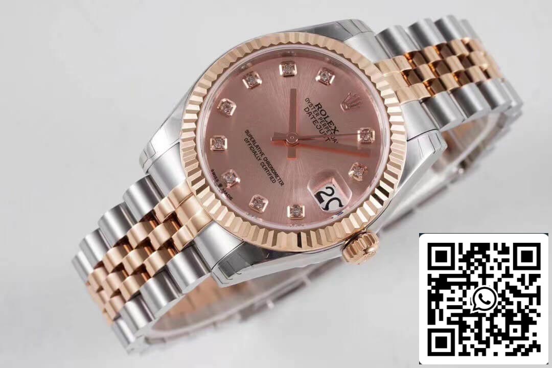 Rolex Datejust m278271 1:1 meilleure édition GS Factory cadran rose