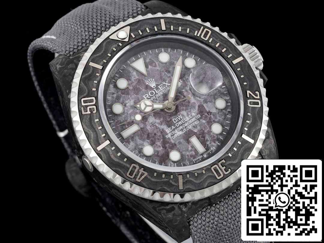 Rolex Sea-Dweller 1:1 Meilleure édition Diw Factory Lunette en fibre de carbone