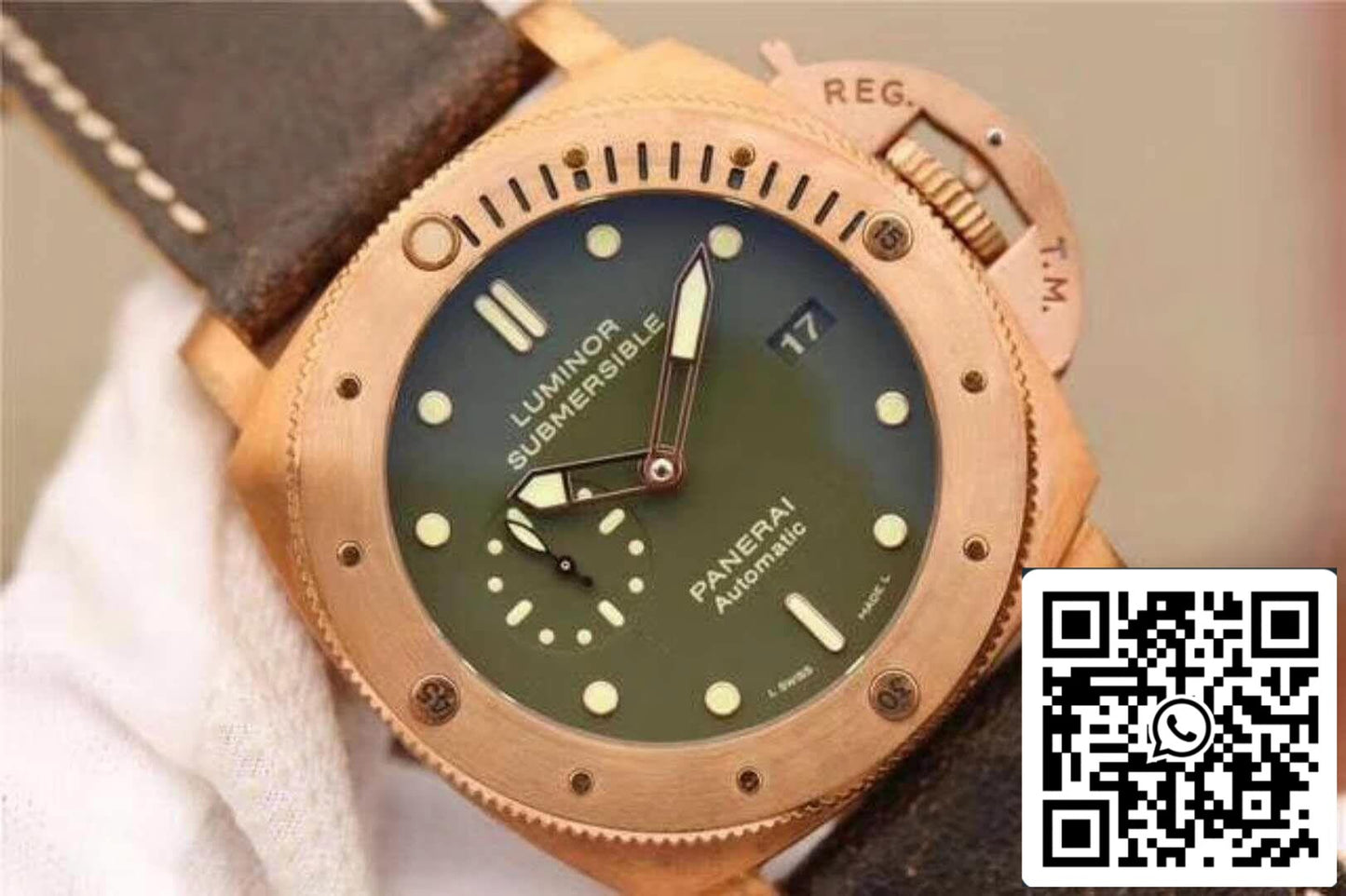 Panerai Luminor Submersible PAM382 VS Factory 1:1 Meilleure édition suisse ETA P9000