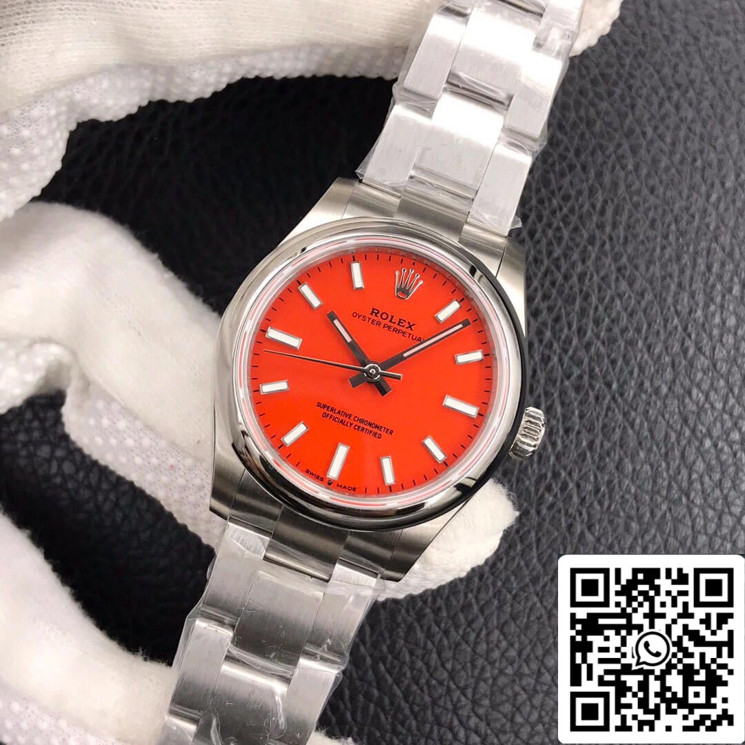 Rolex Oyster Perpetual M277200-0008 31MM 1:1 Melhor Edição EW Factory Aço Inoxidável