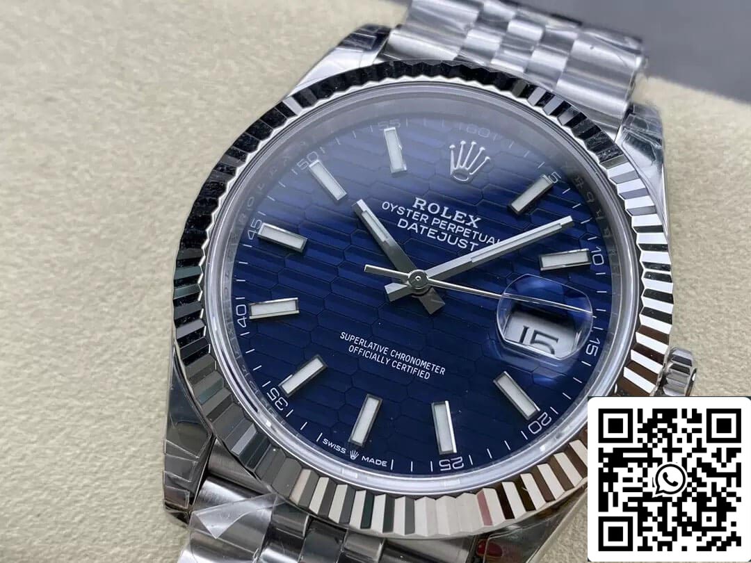 Rolex Datejust M126334-0031 41MM 1:1 Melhor Edição VS Mostrador Azul de Fábrica