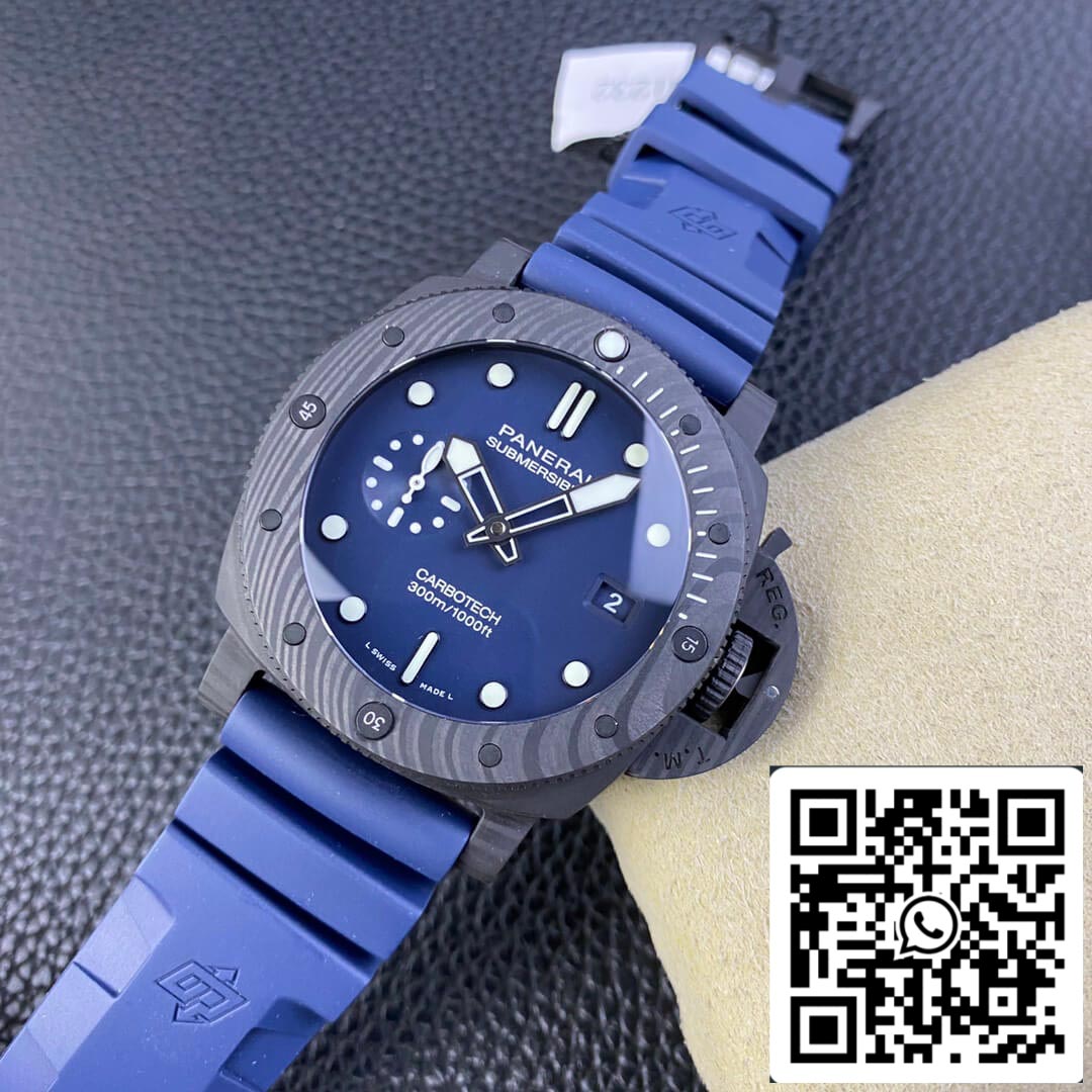 Panerai Submersible PAM01232 1:1 Meilleure édition VS Cadran bleu d'usine