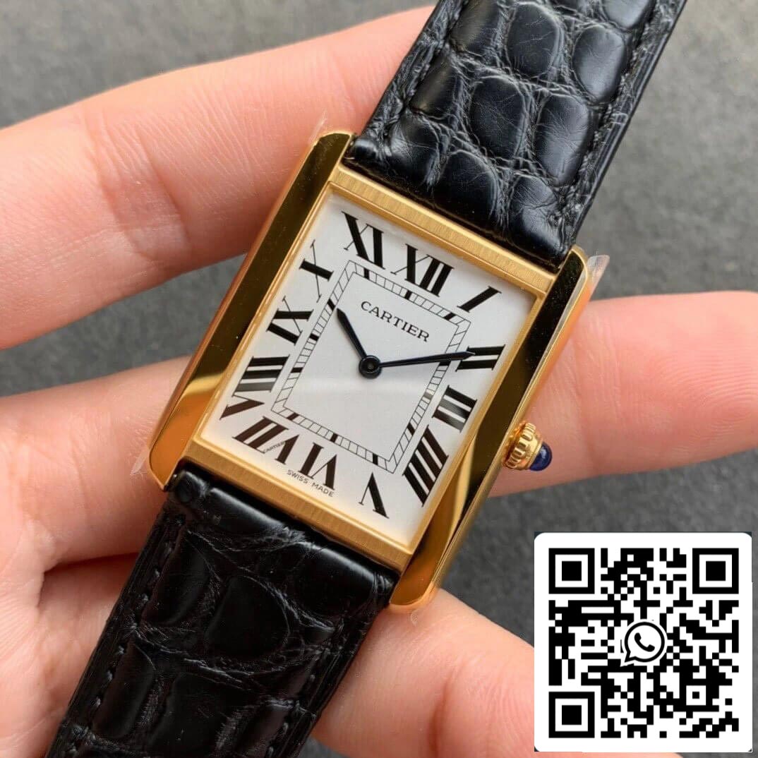 Cartier Tank W5200004 1:1 Best Edition K11 quadrante bianco di fabbrica