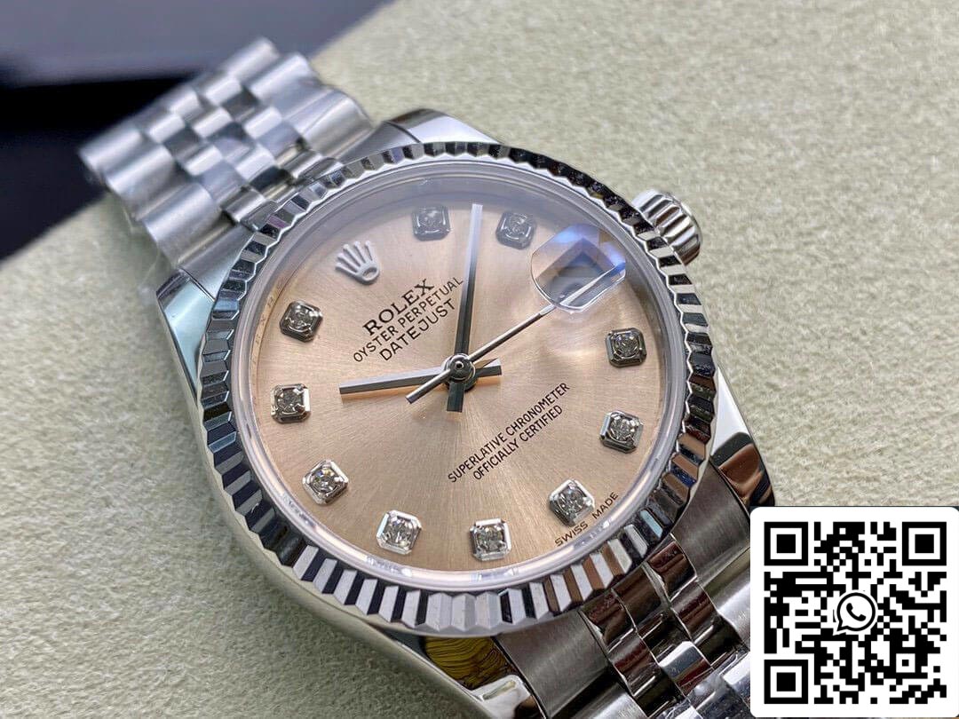 Rolex Datejust 31MM 1:1 Melhor Edição EW Factory Aço Inoxidável