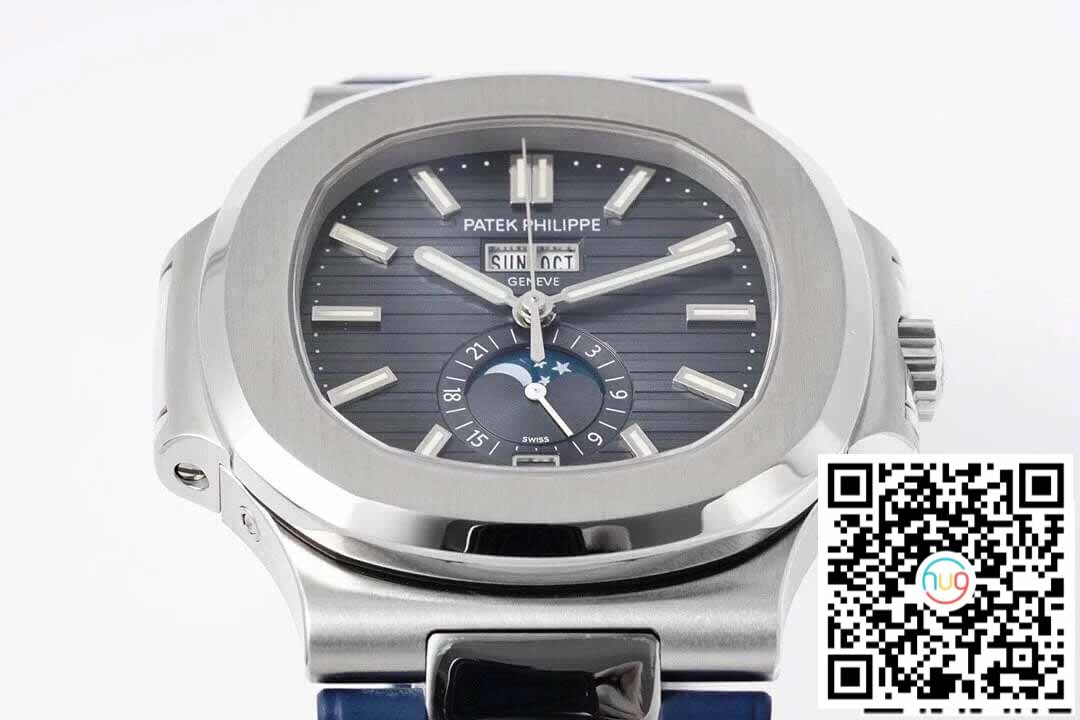 Patek Philippe Nautilus 5726/1A-014 1:1 Meilleure édition PPF Factory Bleu Noir Cadran Dégradé