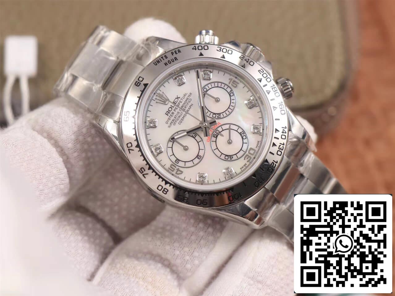 Rolex Daytona Cosmograph 116520-78590 1:1 Mejor edición JH Factory Diamond Dial