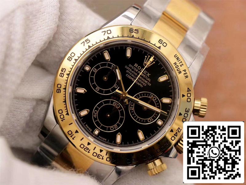 Rolex Daytona Cosmograph M116503-0004 1:1 Best Edition Noob Factory Black Dial Swiss ETA4130