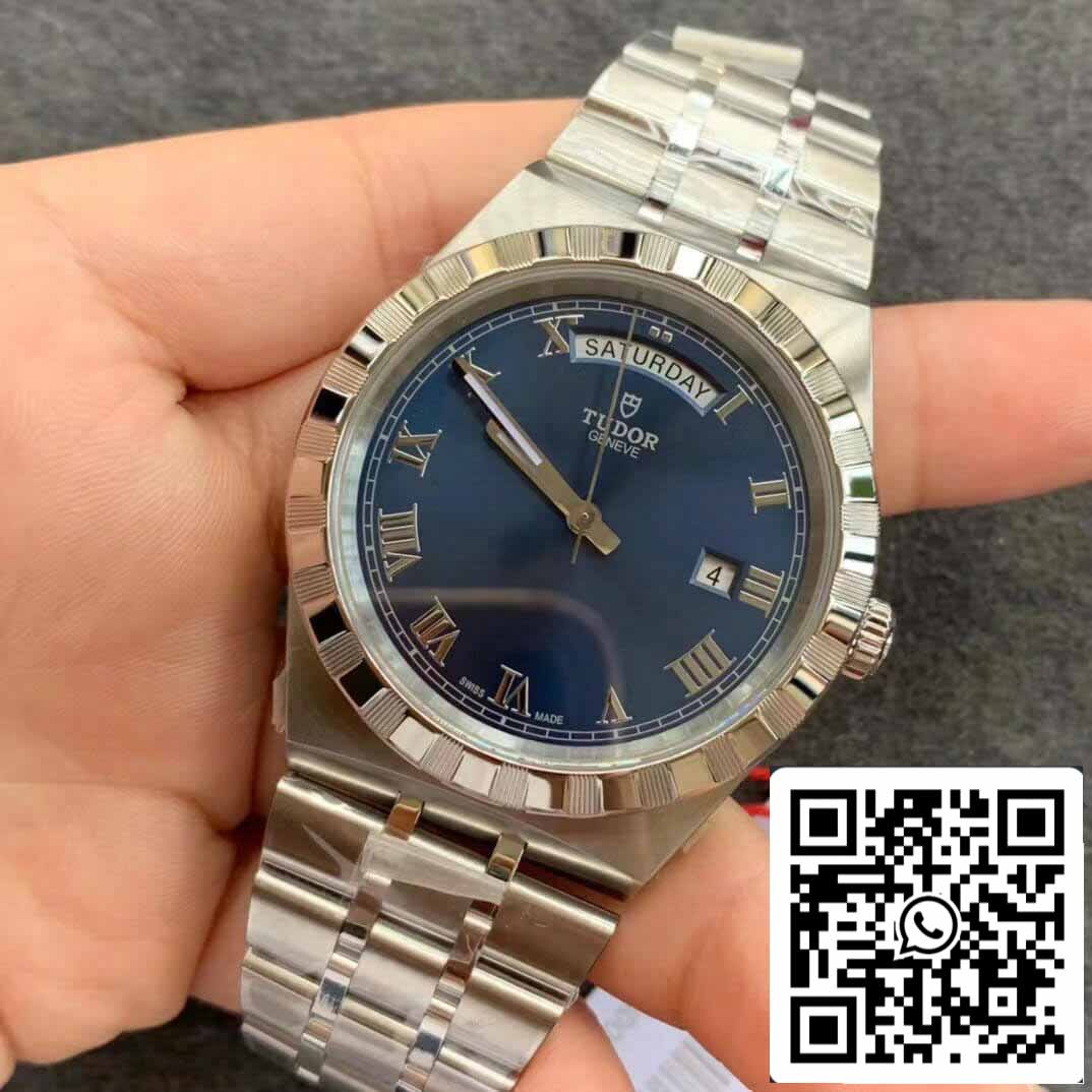 Replica Tudor Royal M28600-0005 day date V7 Factory Blue Dial