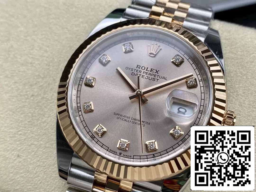 Rolex Datejust 41MM M126331-0008 1:1 Mejor Edición Clean Factory Oro Rosa